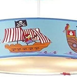 IM2 LAMPARA SUSPENDIDA 3227-2 PIRATAS CELESTE 3L E27