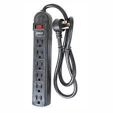 EAGLE REGLETA 6 TOMAS (1135NE) NEGRO 1103875