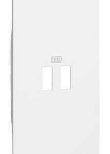 BT LIVING NOW CUBRE TECLA P/USB 2 MODULOS BLANCO KW12C