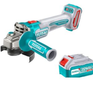 TOTAL ESMERILADORA ANGULAR 4.1/2 20V 1 BATERIA UTAGLI211541 UTAGLI271531 (40005462)