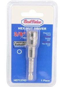 BEST VALUE CUBO P/TORNILLO TECHO 3/8 H0713743 (101091250)