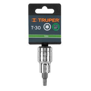 TRUPER CUBO PUNTA TORX CUADRO 1/2 T-30 D-543930-W (13436)