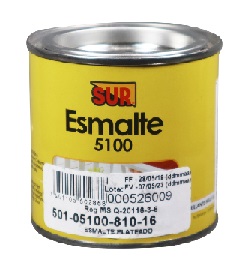 SUR ESMALTE SUPERIOR BTE PLATEADO (1/16)  5100-810