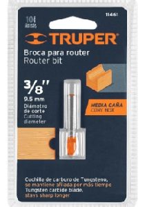 TRUPER BROCA P/ROUTER MEDIA CAÑA 3/8 BROU-MC3/8 11461
