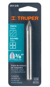 TRUPER BROCA P/VIDRIO Y AZULEJO 3/8 BVI-3/8 (11704)