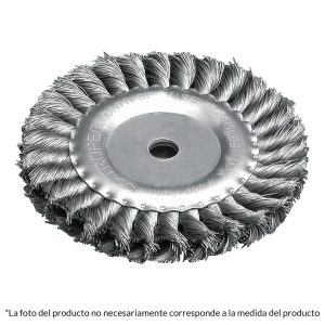 TRUPER CEPILLO ACERO CIRCULAR TRENZADO P/ESMERIL 6 CATR-6G (11599)