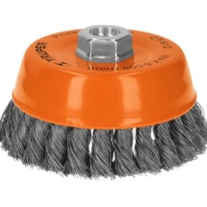 TRUPER CEPILLO ACERO COPA TRENZA FINO EJE 5/8-11 CT-612 (11541)