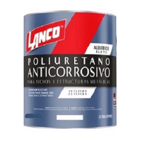 LANCO ANTICORROSIVO POLIURETANO P/TECHO ROJO  MM95 (1/4)