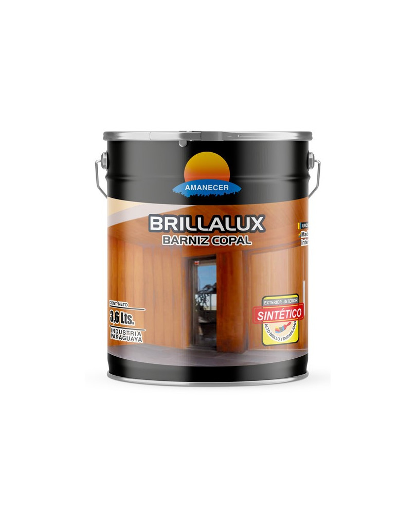 BARNIZ COPAL BRILLALUX 3.6LTS NOGAL AMANECER – CÓD: 1556