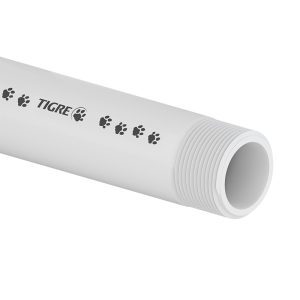 CAÑO ROSCABLE 3/4″ BLANCO TIGRE – CÓD: 496