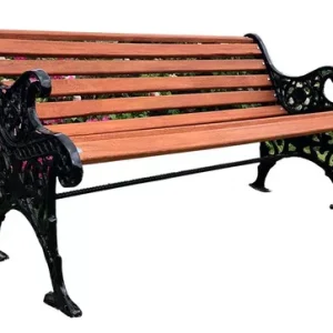 Banca para parque en aluminio fundido