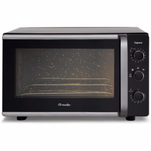 HORNO ELÉCTRICO MUELLER SAPORE NEGRO 44LTS
